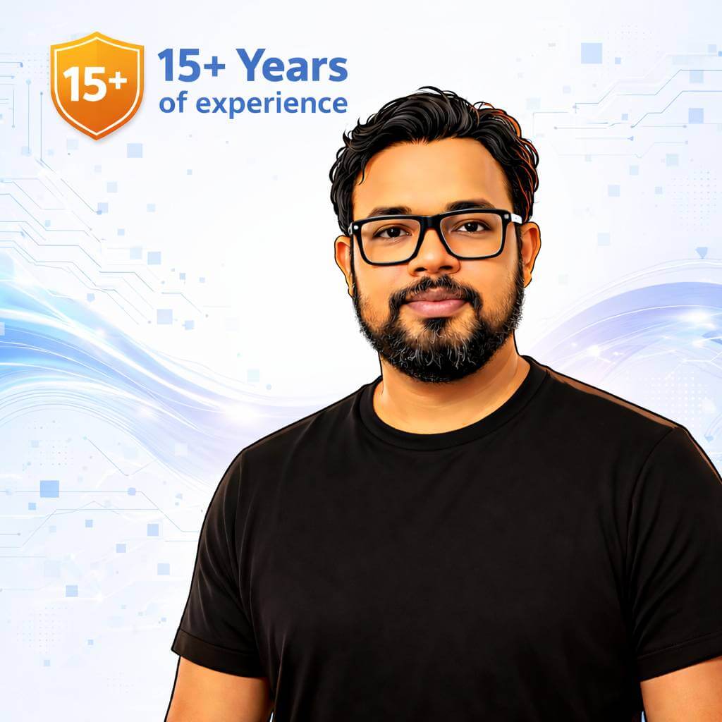 Frontend developer Prosenjit Deb portfolio hero image