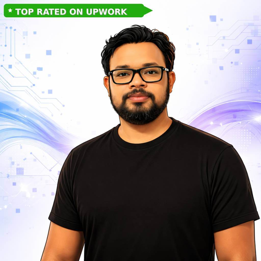 Frontend developer Prosenjit Deb portfolio hero image