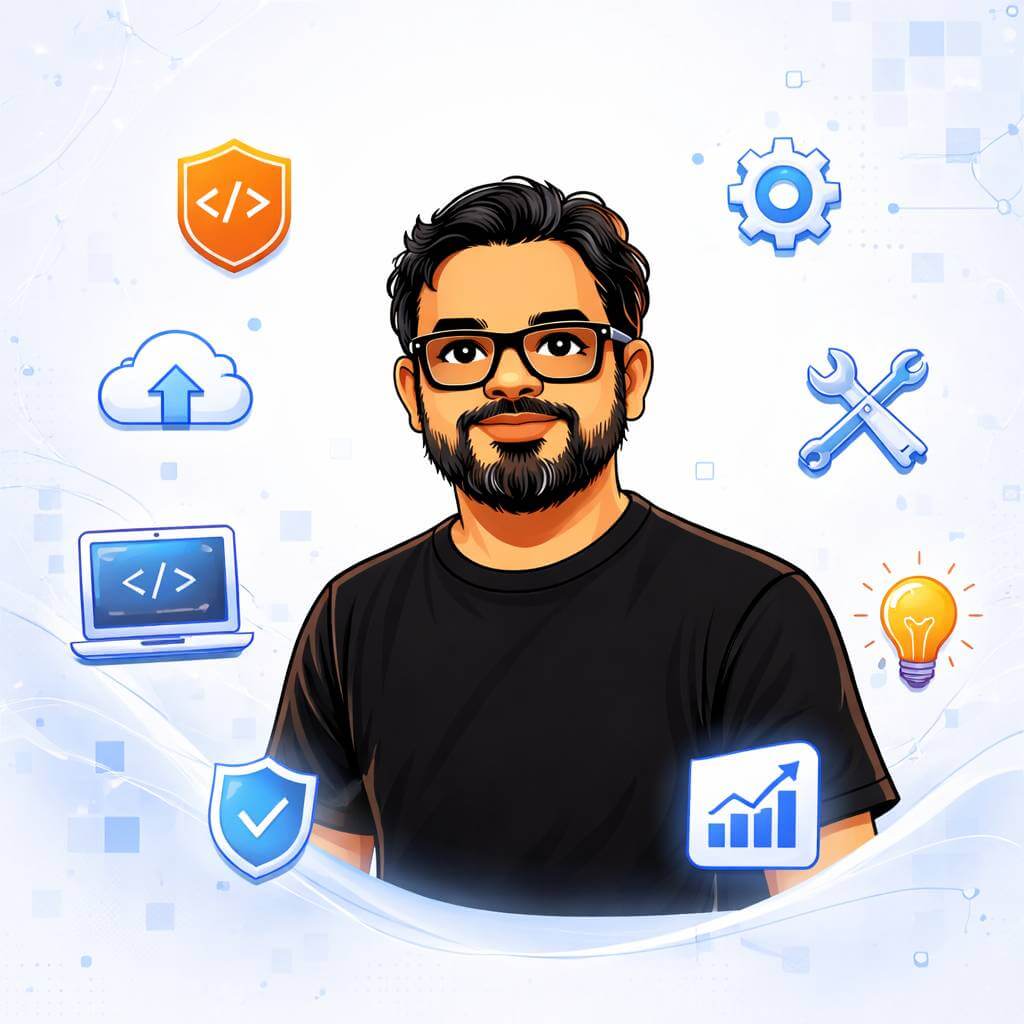 Frontend developer Prosenjit Deb portfolio hero image